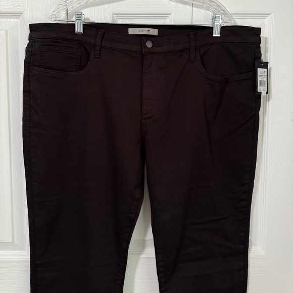 Joe’s Jeans NWT Men’s Slim Fit French Terry Jeans Chocolate Brown size 40 x 32 - Picture 11 of 12
